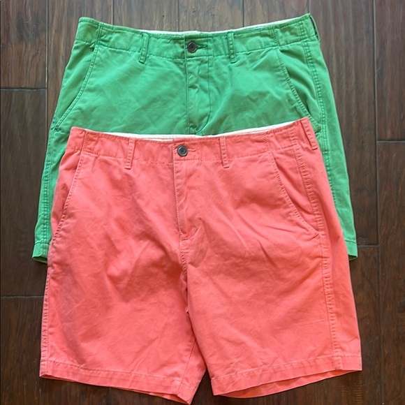 American Eagle Outfitters Other - Men's American Eagle Green and Coral Shorts